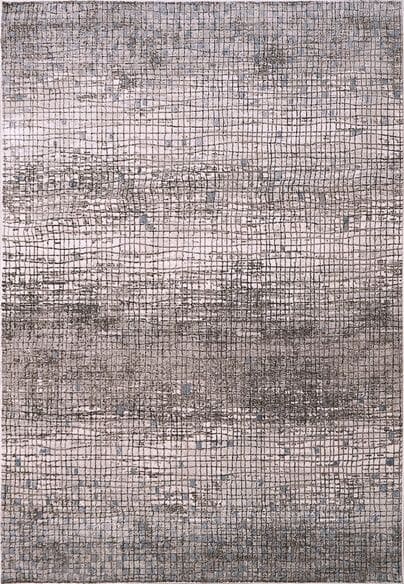 Dynamic Rugs HARLOW 4808-195 Ivory and Grey and Blue